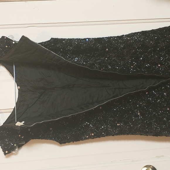 Vintage Antique Beaded Sequined Dress Unbranded Made in Hong Kong Size 34 - Picture 9 of 10